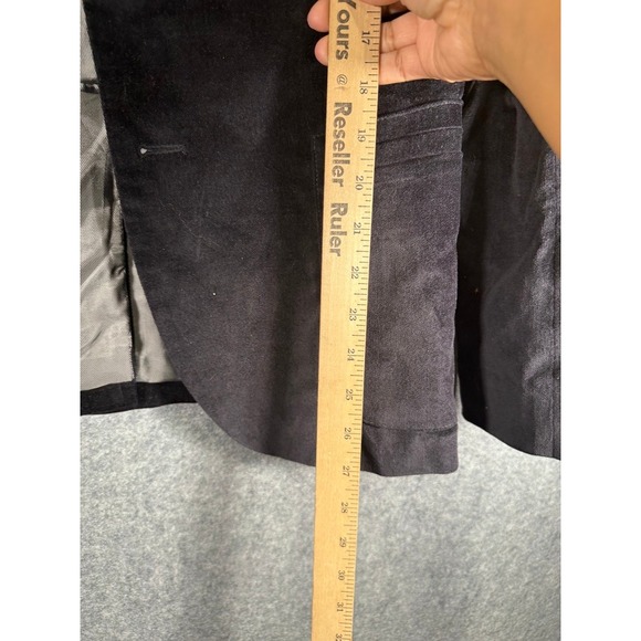 Armani Exchange Mens Black Velvet Blazer Sport Coat L6K651TZ Slim Fit Small NWT - Picture 6 of 8